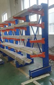 Jincanglian JCL-CH01 Yellow Blue Heavy Duty Corrosion Protected Steel Cantilever Tube Rack Warehouse Pipe <b>Racking</b> Cantilever - Product Image 6