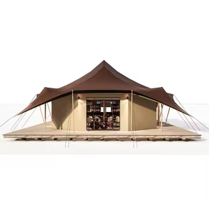 Tente dôme de luxe Tente sauvage pour fête de mariage Glamping Toits plus grands Conception désert sec Cadre en aluminium Distance de baie de 5m - Product Image 2