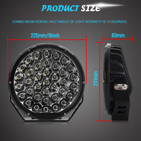 Grossiste 160W rond 9 pouces laser led conduite lumière tout-terrain auto systèmes d'éclairage camion pare-chocs 4X4 led voiture phare led