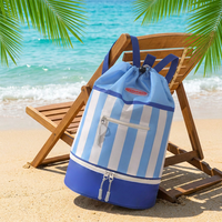 Sac à dos de plage portable, imperméable, avec compartiment sec et humide séparé, pour garçons et filles, sac de natation pour enfants