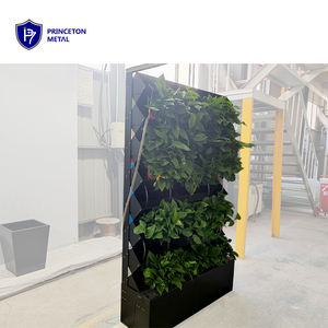 Jardinière murale verticale en aluminium anti-rouille, minimaliste, polyvalente, auto-arrosante, gain de place, pour l'intérieur, directement de l'usine - Product Image 5