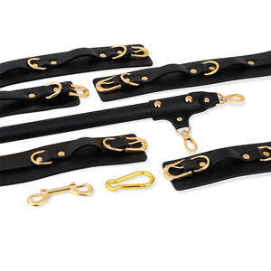 Accessori SM: Manette in Pelle per Gambe, Collari per Addestramento Femminile, Attrezzatura per Bondage e Tortura - Product Image 3
