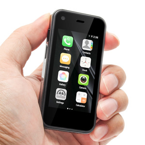 Venta al por mayor <span class=keywords><strong>SOYES</strong></span> <span class=keywords><strong>XS13</strong></span> tamaño de Palma pequeña pantalla táctil 3G Mini Teléfono Móvil Inteligente Android - Product Image 3
