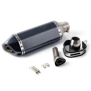 Échappement universel pour moto, système d'échappement pour Duke <span class=keywords><strong>125</strong></span> <span class=keywords><strong>MT07</strong></span> MT09 R15 Z1000 GSR750 MSX125 TNT GY6, silencieux en acier inoxydable - Product Image 1