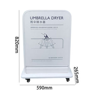 Petite machine d'emballage de <span class=keywords><strong>parapluie</strong></span> en acier inoxydable écologique séchoir à roulettes avec support efficace et durable - Product Image 2