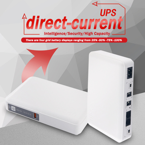 미니 <span class=keywords><strong>UPS</strong></span> 20000mah with 12V 2A 온라인 무정전 전원 공급 장치 WiFi 라우터 DC 5V 9V 12V 용 리튬 배터리 - Product Image 4