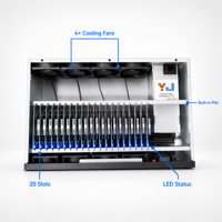 Caja para Granja de Teléfonos Móviles con USB OTG, Ethernet y 64GB de RAM/ROM, Sistema de Dispositivo de Clic Automatizado