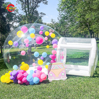 Maison gonflable de bulle, tente de dôme de PVC de bâche de qualité commerciale pour la partie d'enfants, maison transparente