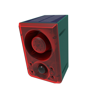 Năng lượng mặt trời báo động vật Repeller hồng ngoại cảm ứng acousto-quang Flash cảnh báo ánh sáng ngoài trời Ghi âm giọng nói phát sóng Loa - Product Image 6