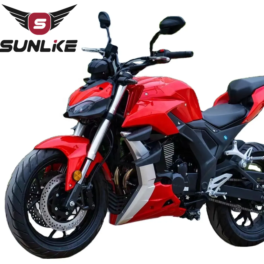 Factory wholesale single cylinder 4 strokes engine 200/250CC gasoline motorcycles adult mopeds