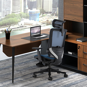 Silla DE OFICINA DE LUJO ajustable ergonómica de tela Ejecutiva/metal/PP girado Manager giratorio diseño con certificado BIFMA - Product Image 2