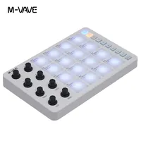 M-VAVE SMC-PAD MIDI Controller Strike Pad RGB Backlight MIDI Keyboard BT Connection Low Latency 3.5mm Output Interface MIDI Pad