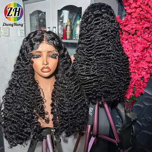 Parrucca con Onde Profonde Densità 250% in Capelli Umani, Parrucca Frontale in Pizzo HD 13x6, Onde Profonde Sciolte Brasiliane da 40 Pollici, Parrucche Frontali in Pizzo 13x4 per Donne - Product Image 2