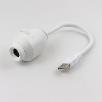 Projecteur LED USB 2-en-1 Galaxie et Veilleuse Douce Portable en ABS pour Voiture, Lampe de Projection Plafond Ciel Étoilé Lune Saturne