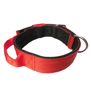 Hot Selling 2 Zoll strap azier fähiges Nylon gewebe Double Pin Buckle Hunde halsband mit Griff und weichem Neopren gepolstertem Futter - Product Image 3