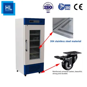 ตู้เย็นทางการแพทย์ HYC-L208ยา4องศาธนาคารเลือดตู้เย็น Med กับ CE