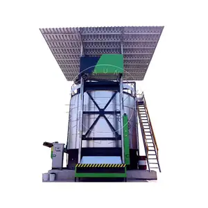 Organic raw material recycle fermentation tank compost machine sales