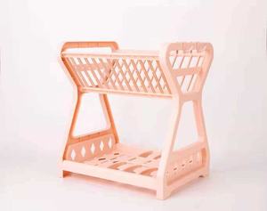 Égouttoir à vaisselle en plastique Gloway, populaire, double couche, pour évier, avec support pour ustensiles et couverts, rangement de cuisine - Product Image 5