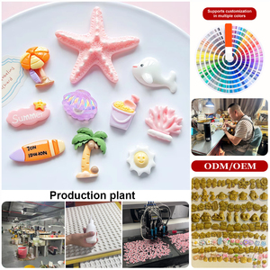 ชุดอุปกรณ์ตกแต่งเรซิ่นรูปปลาดาว ปลาโลมา และเปลือกหอย ซีรีส์มหาสมุทร สำหรับเคสมือถือ เครื่องประดับผม กล่องเก็บของ แผ่นปะติด และหัวเข็มขัดรองเท้า - Product Image 2