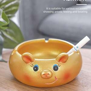 Cenicero de resina de moda para hombre súper lindo estilo Simple <span class=keywords><strong>Bully</strong></span> Dog con diseño de dibujos animados para escritorio de oficina o dormitorio envío gratis - Product Image 3