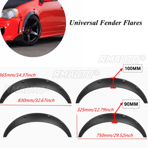 Guardabarros Universales Negros para Autos, Guardabarros Flexibles para Ford Fiesta MK7, Fiat, BMW, Benz, Audi - Product Image 2