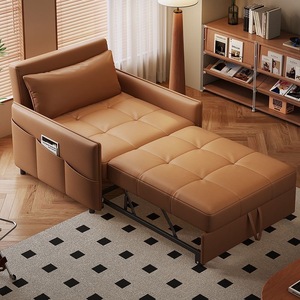 Canapé-lit pliant en cuir de luxe moderne canapé-lit coulissant pliable avec des prix bon marché meubles de chambre à coucher de salon - Product Image 1