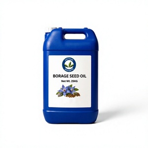 Aceite Puro de Semilla de Borraja al por Mayor para B2B, Aceite Portador Natural de Borago Officinalis Prensado en Frío para Mezclas Cosméticas y de Aromaterapia - Product Image 1