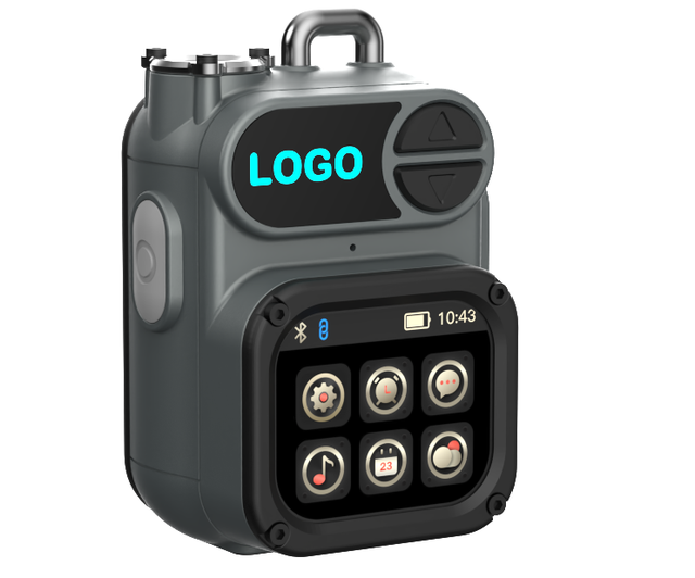 Speaker with Smart LCD Screen Outdoor Mini Portable Wireless Speaker 500-1000mAh Battery up to 5W Output Power