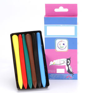 Crayon à cire triangulaire lavable en plastique non toxique - Product Image 4