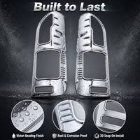 Accessoires automobiles en ABS chromé pour Toyota HIACE Commuter 2016-2018, couvre-feux arrière, design 3D, garniture de feux arrière PERU