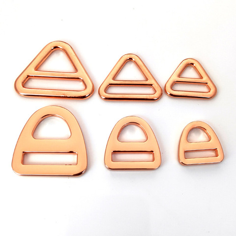 Wholesale High Quality Various Size Recycled Zinc Alloy Metal Bag Ring Triangle Buckle