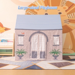 Grande <span class=keywords><strong>tente</strong></span> de <span class=keywords><strong>jeu</strong></span> pour bébé en toile, maison de <span class=keywords><strong>jeu</strong></span> pliable pour tout-petits, <span class=keywords><strong>tente</strong></span> de <span class=keywords><strong>jeu</strong></span> portable pour enfants, intérieur et extérieur - Product Image 3