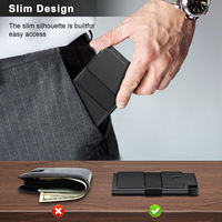 Dompet kulit sapi asli pria, kblocking cerdas, Anti hilang, memblokir Rfid, Pop up, Minimalis, lipat ganda, dompet kulit sapi asli, dengan rekam posisi, Alarm GPS
