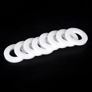 White PTEF Spacer PTFE Ring Plastic Washer