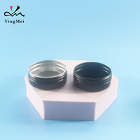 Pot cosmétique en aluminium best-seller mondial avec bouchon à vis en aluminium, logo personnalisé, scellé pour shampoing et lotion