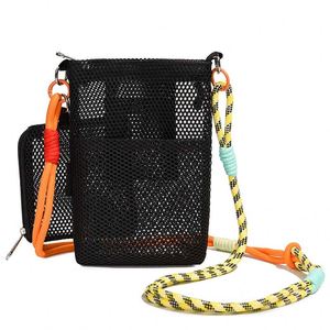 2026 <b>Summer</b> Fashionable Foldable Lightweight Mesh Zipper <b>Crossbody</b> <b>Bag</b> Super Popular for Outdoor Walking with Phone Storage - Product Image 5