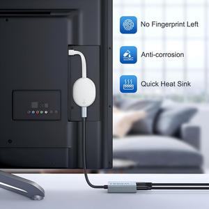 Base de Expansión 2 en 1 Tipo C con Puerto LAN RJ45 100/1000Mbps, Carga PD de 100W, Red Gigabit con Luz Indicadora, Compatible con <span class=keywords><strong>Google</strong></span> <span class=keywords><strong>TV</strong></span> <span class=keywords><strong>Chromecast</strong></span> - Product Image 2