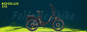 KOOLUX X16 EU AU Brushless Rear <b>Hub</b> Hybrid Foldable Snow <b>Electric</b> Bike 250W 48V Lithium Battery Fat Tire City Mountain - Product Image 5