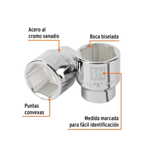 BOX 3 Chiave a Bussola a 6 Punte da 1-3/4 Pollici, Attacco da 3/4 Pollici, TRUPER - Product Image 2