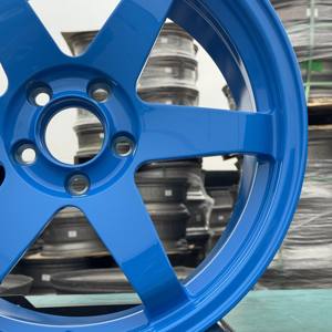 ล้อแม็กซ์ <span class=keywords><strong>TE37</strong></span> ขอ<span class=keywords><strong>บ</strong></span> 18 นิ้ว รุ่นใหม่ น้ำหนักเ<span class=keywords><strong>บ</strong></span>า สำหรับรถแข่ง ดีไซน์ขอ<span class=keywords><strong>บ</strong></span>ลึก 30 มม. ET วัสดุอัลลอย <span class=keywords><strong>สี</strong></span>น้ำเงิน สำหรับรถยนต์นั่งส่วน<span class=keywords><strong>บ</strong></span>ุคคล - Product Image 2