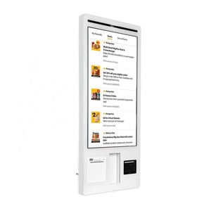 KFC Restaurant hd Interactive Screen 32inch Self Service Payment Kiosk <b>With</b> <b>Printer</b> <b>Scanner</b> and Camera Burger Self Service - Product Image 6