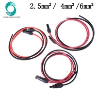 Solar PV Kabel 12 AWG 4mm2 mit solar anschluss Verzinnt-Kupfer Leiter TÜV genehmigt vpe-isolierung solar kabel draht