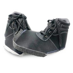 सर्वश्रेष्ठ विक्रेता अर्द्ध तैयार निविड़ अंधकार तेल प्रतिरोधी असली लेदर सुरक्षा के जूते ऊपरी स्टॉक में - Product Image 1