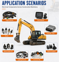 21Q6-30105 21Q6-33400 21Q6-33401 Conjunto de Monitor para Excavadora Hyundai R220LC-9S R215-9S, Repuestos para Maquinaria de Construcción