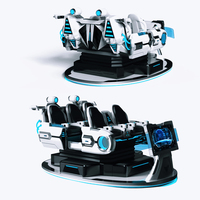 Nave Espacial VR 2026, Nuevo Entretenimiento AR/VR, Simulador de Montaña Rusa 9D para 5 Personas, Máquina de Juegos de Arcade 12D, Simulador de Vuelo 7D