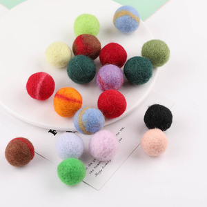 <b>Wool</b> Felt Ball Middle Size Solid Color DIY Jewelry Accessories <b>Craft</b> Supplies - Product Image 3