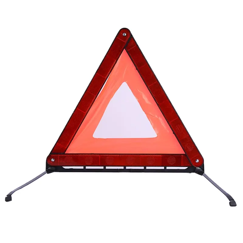 Triangle de sécurité, gilet de visibilité, sac de rangement et gant pour les pannes de la route/Kit d'urgence du bord de la route