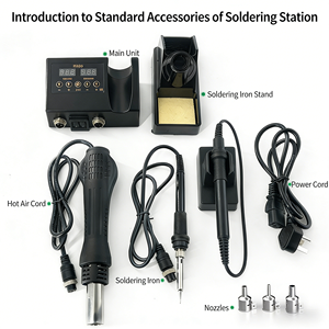 <span class=keywords><strong>Pistola</strong></span> <span class=keywords><strong>de</strong></span> Aire Caliente y Soldador 2 en 1 <span class=keywords><strong>de</strong></span> 60W con Pantalla Digital y Mango Ergonómico <span class=keywords><strong>para</strong></span> Reparación <span class=keywords><strong>de</strong></span> <span class=keywords><strong>Celulares</strong></span>, BGA, SMD, PCB e IC - Product Image 6