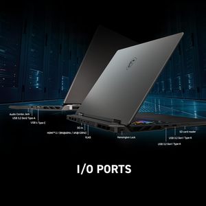 Laptop da Gaming Raider Vector A18 HX 18 Pollici 240Hz QHD AMD Ryzen <span class=keywords><strong>9</strong></span>-9955HX Geforce RTX 5070Ti 32GB DDR5 2TB NVMe SSD M S <span class=keywords><strong>I</strong></span> - Product Image 4
