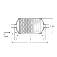 Filter Drier Cairan Refrigerasi Copper Emerson Liquid Line Core D48 R134a untuk Filter Drier Cairan Refrigerasi Seri Carrier SFK